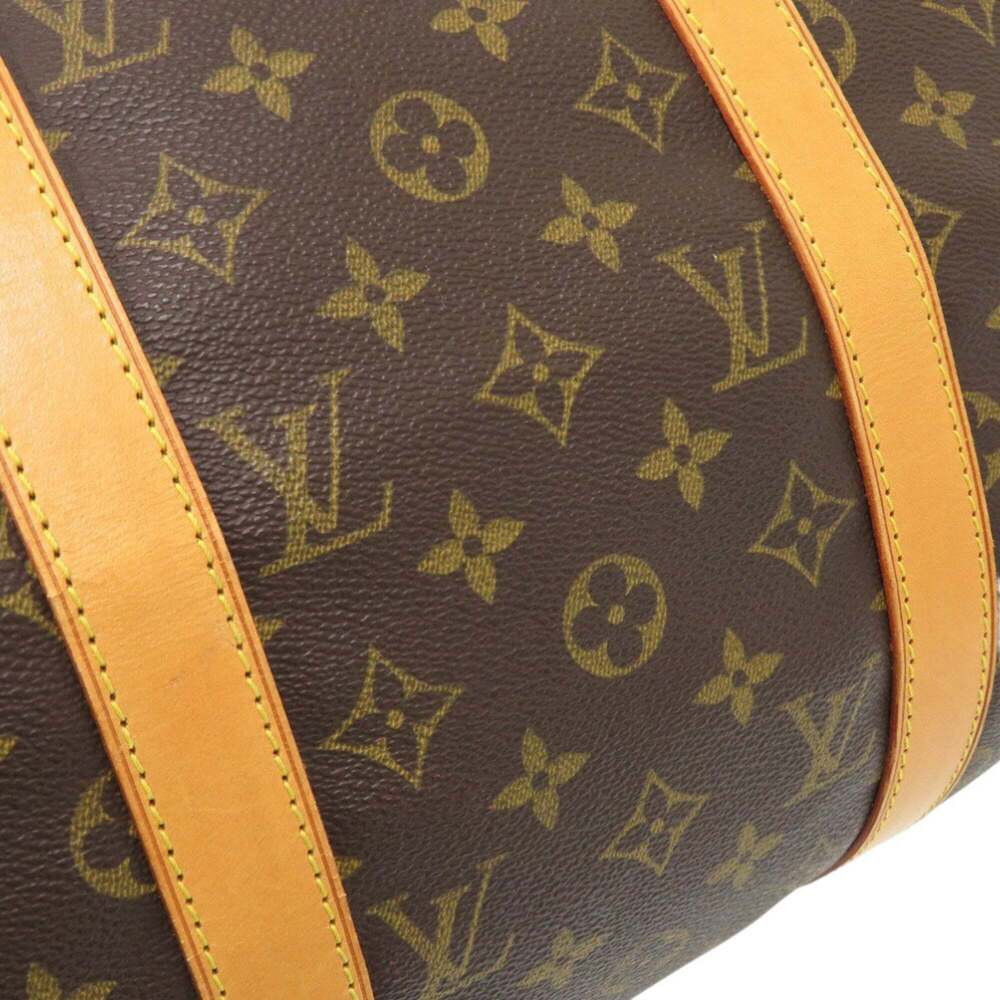 LOUIS VUITTON Authentic Brown Monogram Keepall 50 Boston Bag - Picture 6 of 10